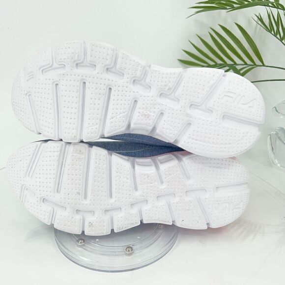 Fila Womens Memory Foam Vernato Blue Pink Running Shoes Sneakers 8 Athletic - Picture 8 of 16